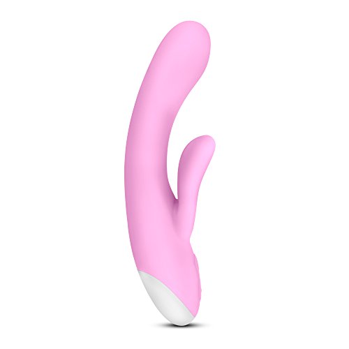 Hop - Lola Bunny - 7 Vibrating Functions Strong Rumbly Platinum Silicone Vibrator - Powerful G Spot and Clitoral Stimulator - Waterproof - Sex Toy of Women - Sex Toy for Couples (Pink)