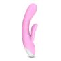 Hop - Lola Bunny - 7 Vibrating Functions Strong Rumbly Platinum Silicone Vibrator - Powerful G Spot and Clitoral Stimulator - Waterproof - Sex Toy of Women - Sex Toy for Couples (Pink)