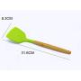 SKYyao Kitchen utensil set Silicone Kitchen 9-piece set wooden handle kitchenware silicone shovel spoon Silicone
