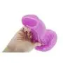 6.9 Inch Realistic Double Layer Silicone Toy with Strong Suction Cup