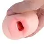 Double-Heads Pocket Soft Silicone Male Training Tool Mens Hands Free Relax Toy
