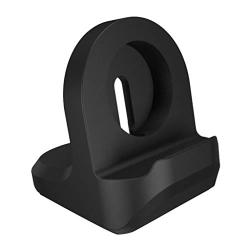 SAQIMA For Apple Watch Series 4/3/2/1 42mm/38mm Silicone Charging Dock Stand Holder Bracelet