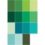 Connecting Threads Color Wheel Premium Precut Fabric Bundle 10" Squares (Forest Park)