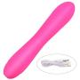 Rabbit Vibrantor For Women Handheld Portable Rechargeable Mini Massage Stick, Silicone Waterproof Mute 7 Vibration Mode Magic Wand Pink By Luseeo