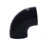 Hiwowsport 4-Ply High Performance 90 Degree Elbow Coupler Silicone Hose for Auto (4.0"(102mm), Black)
