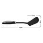Hjyi Kitchen Cooking tools Silicone stainless steel shovel Chinese cooking shovel non-smoking pot silicone spatula nylon kitchenware high temperature resistance (two-piece set)