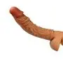 Reusable Condom Penis Sleeve Extender,Silicone Penis Sleeve Extender Enlargement Male Chastity Sex Toys Extension Cock Sleeves Dick Sock Reusable Condoms for Men