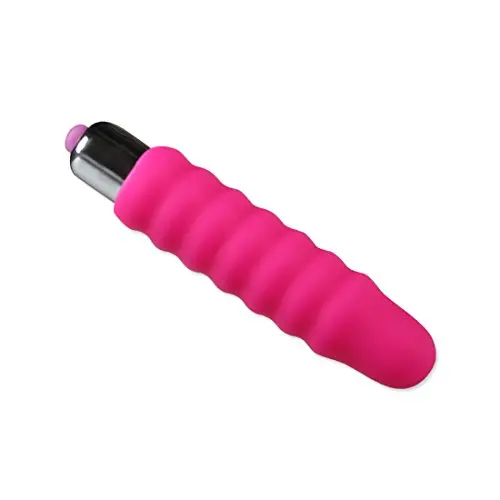 Vibrator, Oomph! 4 Inch Silicone Waterproof Vibration Massager 16 Modes Magic Wand Vibrator Sexy Toy Delly - Red