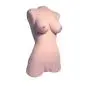 Lifelike Big Size Entiity Silicone Live Doll Full Size Women Body Torso - Realistic 3D Men Male Adult Toy with 2 Elastic Channels Tight Inclusion