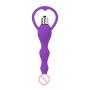 Knowwest New Waterproof Silicone ?màl Beads Massager B-ütt Plùg Sèx Products ?màl Six Toys