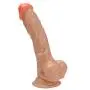 9.84 Inch Soft Waterproof Toy Meat Female Massager PVC with Powerful Suction Cup Horse Face CHUKRUK0919