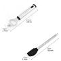 Ly-gctz Silicone kitchenware Set Non-Stick Cooking Frying pan Shovel Soup Colander face Fishing Kitchen Gadget
