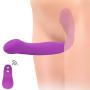 Tight Design Strapless Strap-on Vibrator - Mode B Silicone Toy