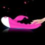 O-GAME Rabbit Vibrantor Silicone Stimulator with 10 Vibranting Modes Waterproof Rechargeable Motor Toys for Women or Couples