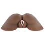 Mens Silicone Big Realistic Ass Anus Love Black Ass Sex Toy Dolls Toys +Deep Throat Pocket Pal Masturbator Flesh