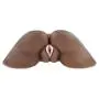 Mens Silicone Big Realistic Ass Anus Love Black Ass Sex Toy Dolls Toys +Deep Throat Pocket Pal Masturbator Flesh