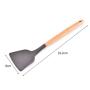 Silicone Cooking Utensils, 9pcs Nonstick Kitchenware with Wooden Handle for Home Restaurant Hotel Grey