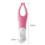 G Spot Vibrator Couple Vibrator with 7 Modes, Upgraded Soft Silicone Dildo Vibrator Nipples Sex Toys Clit Stimulator for Women,Couples and Men (Pink)