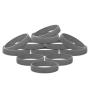 Silicone Rubber Bracelets (12 Pack), Extra Comfort Silicone Wristbands for Adults and Kids (12 Color Choices), Rubber Wristbands for Parties, Sports and Events, Durable and Flexible Silicone Bracelets