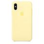 Dawsofl Soft Silicone Case Cover for Apple iPhone Xs Max 2018 (6.5inch) Boxed- Retail Packaging (Mellow Yellow)