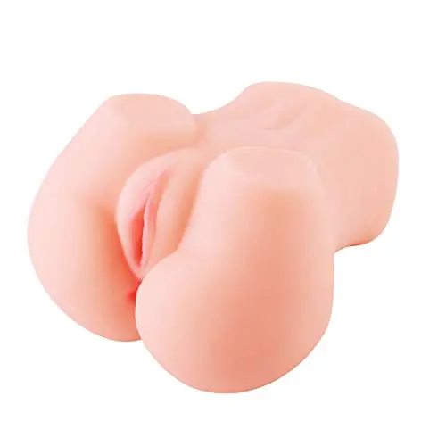 Mini Pussy Ass Doll Male Masturbator Realistic Virgin Butt Anal Stroker with 2 Holes for Vagina Anal Sex Toys Men Masturbation