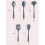 Kitchenware Set Non-stick Cooking Spoon Shovel - Food Grade Silicone Kitchen Gadget, 5 Piece Set Kitchenware Set, 5-piece set
