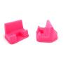 PhoneProp - Universal Fit Soft Flexible SmartPhone Stand - Bubble Gum Pink - FDA Grade Silicone