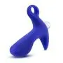 10 Vibrating Functions Powerful Vibrating P Spot Stimulator - Smooth Prostate Massager - Platinum Silicone Anal Sex Toy - Waterproof - Sex Toy for Men (Indigo)