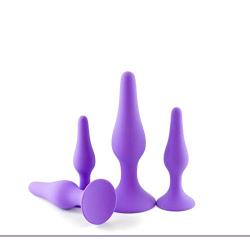 Set of 4 Beginner Trainer Set Silicone ?n?les Beads Hand-Free use with Suction Cup (Purple)