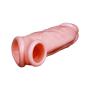Resuable Penis Sleeve with Cock Ring,Realistic Soft Silicone Penis Extender Penis Cover Cock Enlargers Condom Sheath Sexual Delay Ejaculation Adult Sex Toy for Men (Flesh)