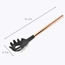 SKYyao Kitchen utensil set Stainless Steel kitchenware 9-piece silicone scoop silicone + stainless Steel Plating
