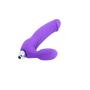 Bunny Ears Waterproof Battery Mini Stress Relief Silicone Powerful Massages Tool Adult Toys for Women Whisper Quiet By Qhufnng, Purple