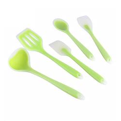 5-Piece Translucent Silicone Kitchenware Set- Silicone Cooking Utensils - Nonstick Kitchen Tool Cooking Shovel Spoon - Cooking Tools