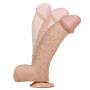 Whtao 11.41 inch Realistic Massager Toys Lifelike Silicone-D?ld? with Suction Cup for Women Whtao