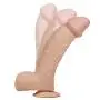 Whtao 11.41 inch Realistic Massager Toys Lifelike Silicone-D?ld? with Suction Cup for Women Whtao