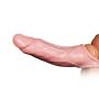 Resuable Penis Sleeve with Cock Ring,Realistic Soft Silicone Penis Extender Penis Cover Cock Enlargers Condom Sheath Sexual Delay Ejaculation Adult Sex Toy for Men (Flesh)