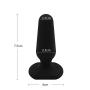 Toysdance 75*40mm Silicone Anal Plug For Adult Erotic Sex Toys 9204-black