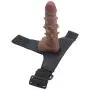 NIANTONG Waterproof Huge Flesh Realistic-??ld?, 8.26 inch Realistic ?íld? with Suction Cup, Double Layer Hardness Liquid Silicone + Leather Pants Toys for Women LX-CD0002