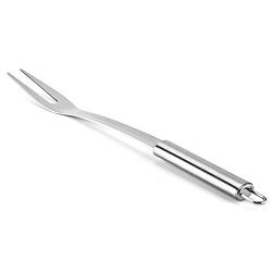 Outdoor Picnic 13 Inch Stainless Steel Handle Fork Grill Accessories (5 Packs)