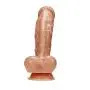 HECGGS 9 Inch Silicone Waterproof Massager for Women with Strong Suction Cup HECGGS