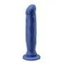 8&quot Realistic Sensa Feel Dual Density Dildo - Platinum Silicone - Long Veined Cock Dong - Suction Cup Harness Compatible - Sex Toy for Women - Sex Toy for Adults (Indigo)