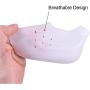 UWIOFF 2Pcs Height Increase Insoles Silicone Height Increase Socks for Women Men Invisible Soft Gel Heel Lift Pads Heel Cushion Inserts Taller Height Lift Shoes Insole
