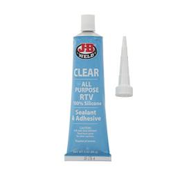 J-B Weld 31310 Clear ll-Purpose RTV Silicone Sealant and Adhesive, 3. Fluid_Ounces