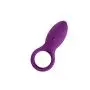 OUYAWEI Soft Silicone Dual Vibrating Cock Ring Dick Penis Ring Cockring Adult Sex Toys for Couples Black Rabbit