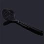 Eleusine 4 Piece Silicone Kitchenware Cooking Spoon Spatula Scoop Rice Spoon Set Kitchen Tool （Black）
