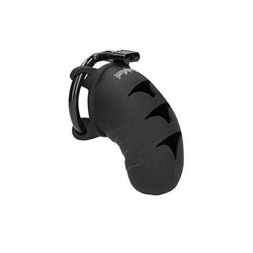 ManCage by Shots Model 07 Silicone Penis Cage 3.1 Inches Black