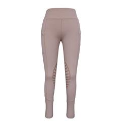 HR Farm Womens Silicone Tights Horse Riding Gel Grip Pull On Leggings with Pocket