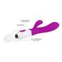 SUPEREX Rabbit Silicone G-Spot Vibrator with Private Bag - 30 Speed Dual Motors Vagina Clitoris Stimulator - Sex Adult Wand Massager Toy for Woman (Purple)