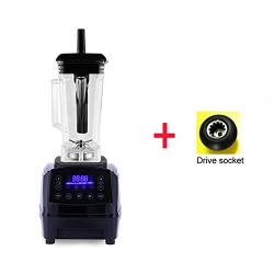 Automatic Digital Smart Timer Program 2200W Heavy Duty Power Blender Mixer Juicer Food Processor Ice Smoothie Bar Fruit,Black Extra Driver,Us Plug