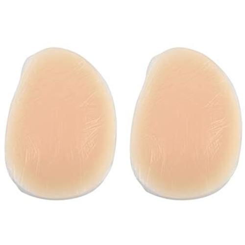 Healifty 1 Pair of Silicone Leg Onlays Self- Adhesive Calf Pads Women Leg Corrector for Crooked or Thin Skinny Legs XL